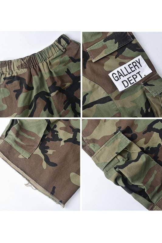 Camouflage knee high shorts: CAMO / 1-1-1-1 / S-M-L-XL
