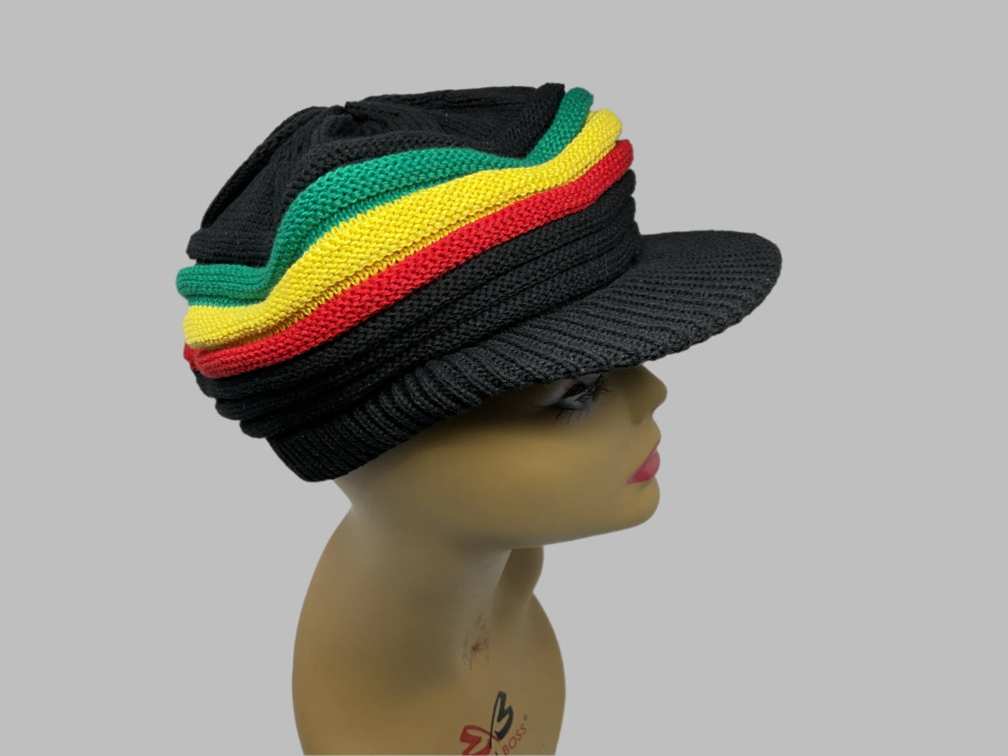 Rasta Newsboy Cap