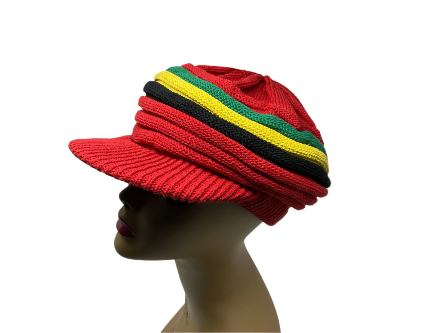 Rasta Newsboy Cap