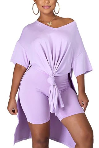 Oversize Top Biker Set