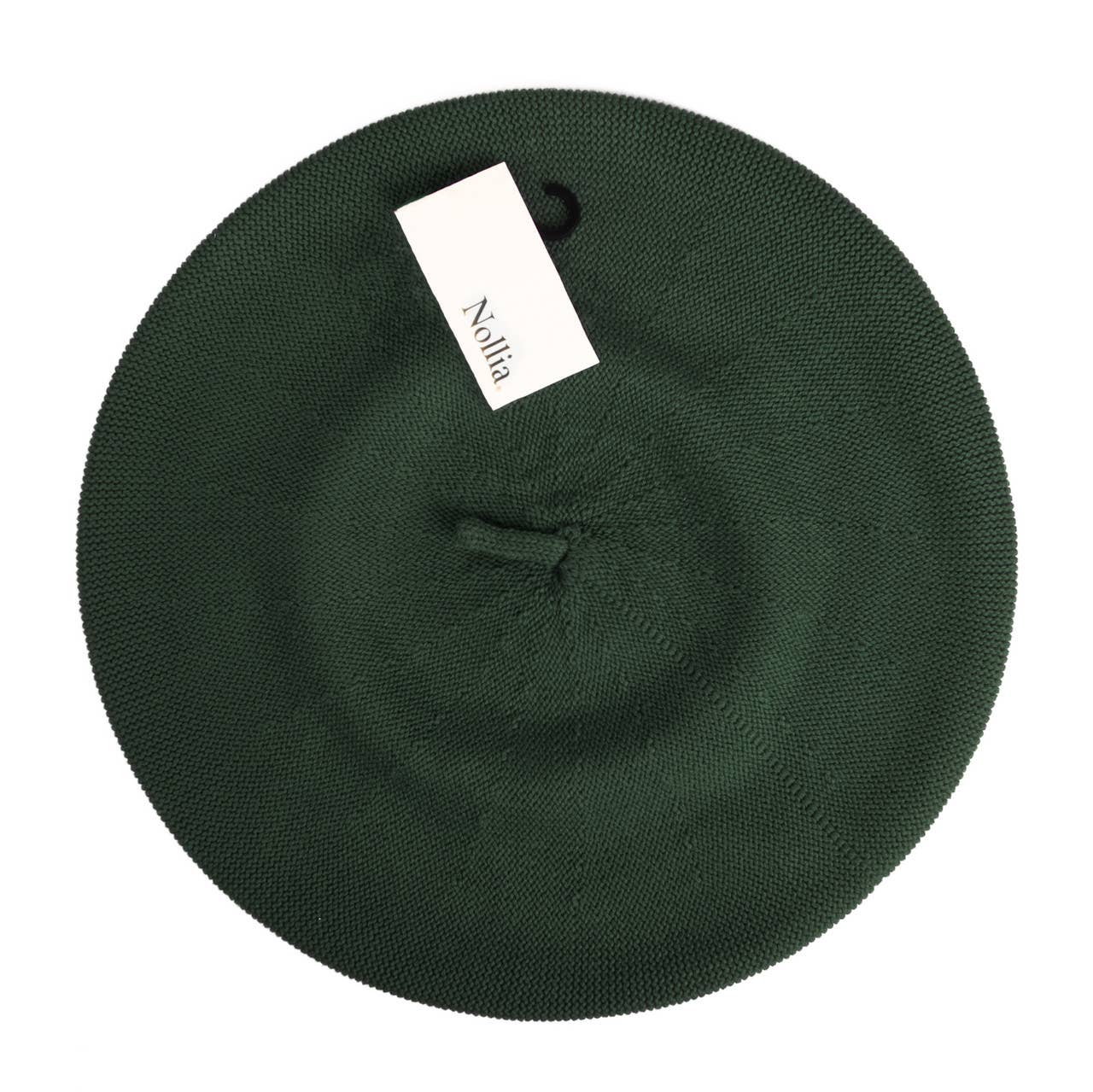 Ladies Winter Beret, 100% Cotton: Olive
