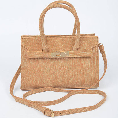 Denim Handbag: Blue