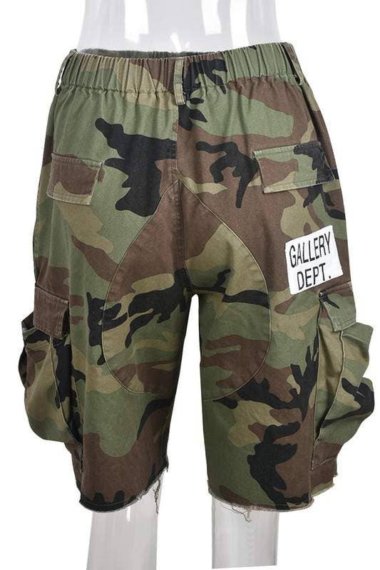 Camouflage knee high shorts: CAMO / 1-1-1-1 / S-M-L-XL