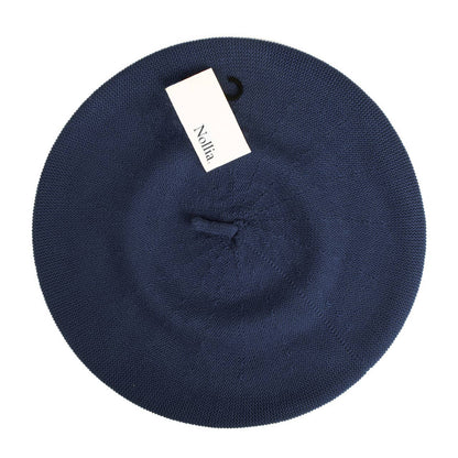 Ladies Winter Beret, 100% Cotton: Olive