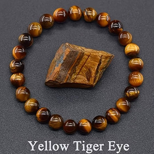 Yellow Tiger Eye Stone Bracelet