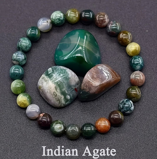 Indian Agate Stone Bracelet