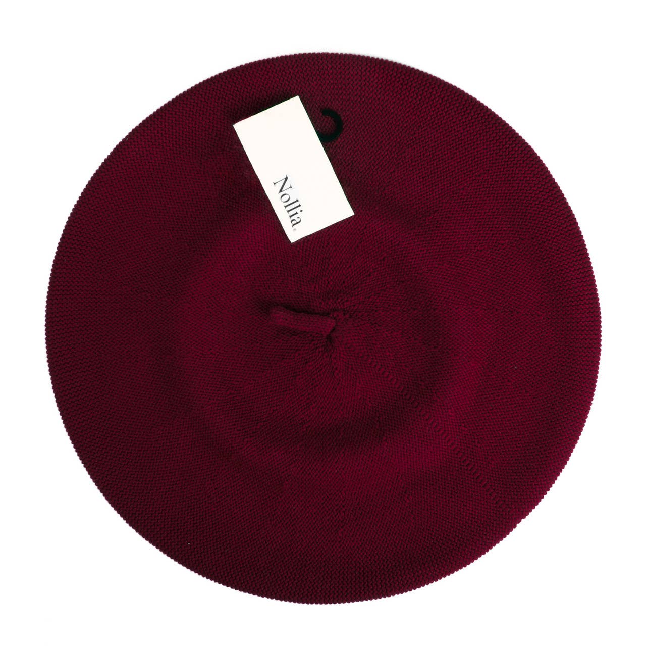 Ladies Winter Beret, 100% Cotton: Olive