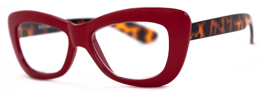 CRUSHED - READING GLASSES: OLIVE/TORT / 1.75