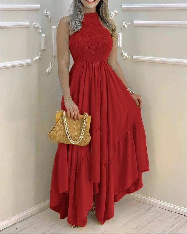 Maxi dress: YELLOW / 1-1-1-1 / S-M-L-XL