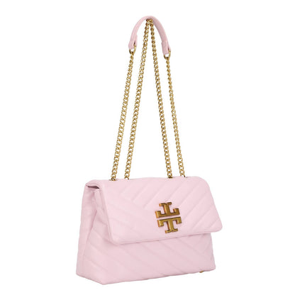 MW-5541 Quilted Chain Link Flap Crossbody Shoulder Bag : Red