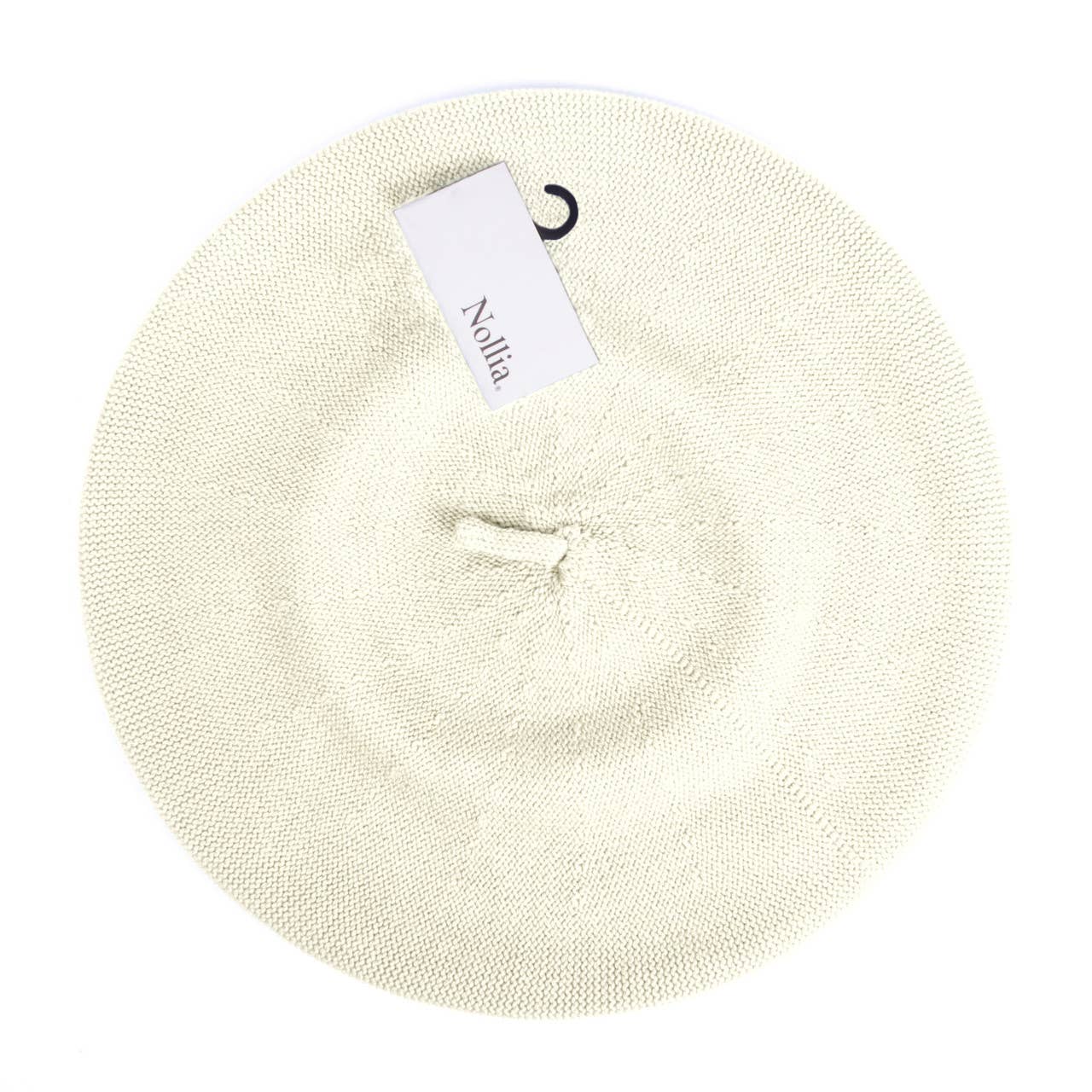 Ladies Winter Beret, 100% Cotton: Olive
