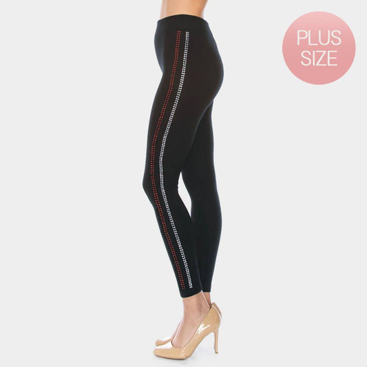 Bling Leggings: Plus Size