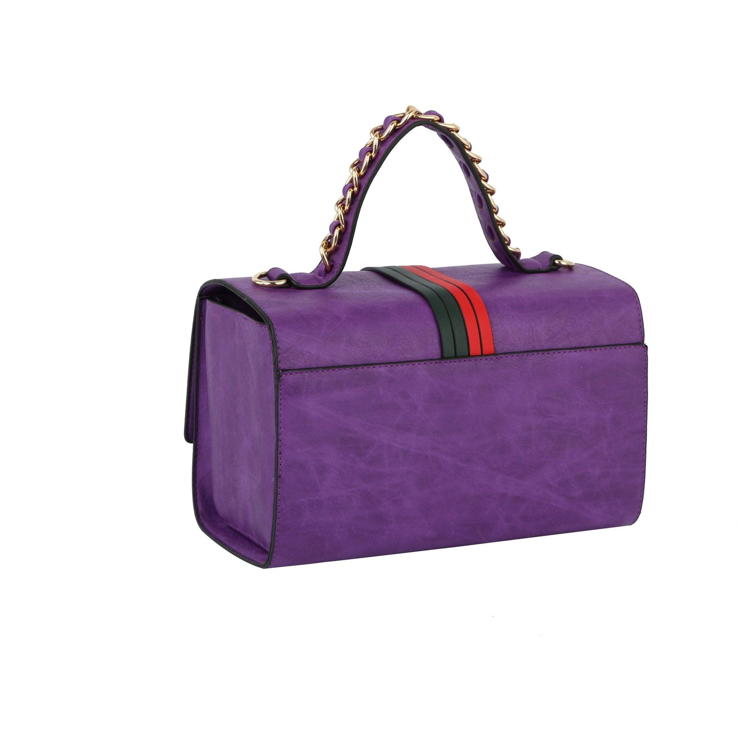 Top Handle handBag 2pcs set wallet: BROWN