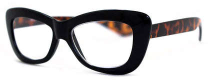 CRUSHED - READING GLASSES: OLIVE/TORT / 1.75