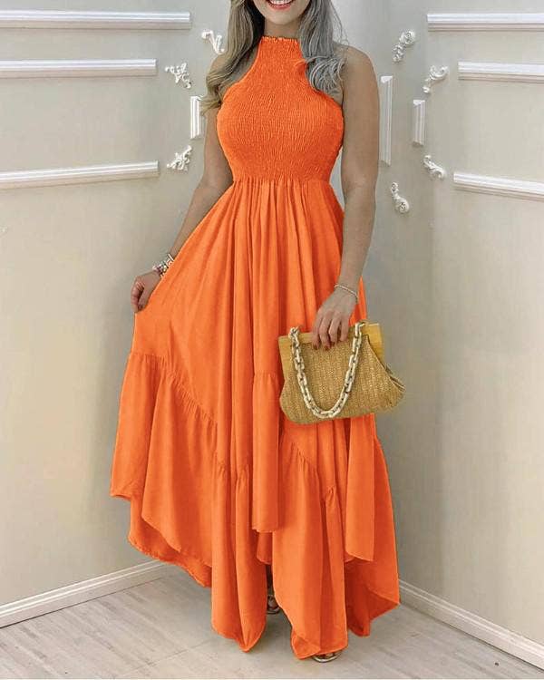 Maxi dress: YELLOW / 1-1-1-1 / S-M-L-XL