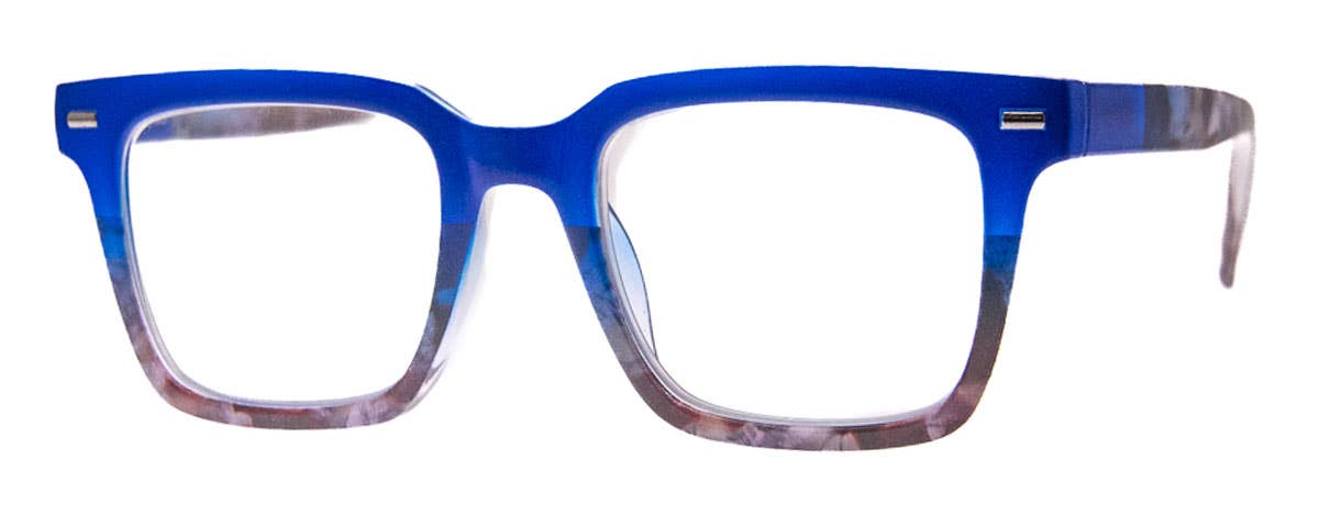 Power380 - READING GLASSES: Blue/Multi / 2.50