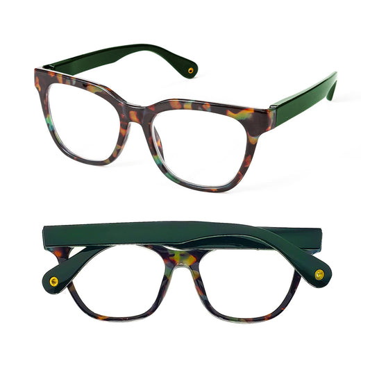 Pack of 12: Sophisticated Vintage Retro Round Square Wholesale Readers