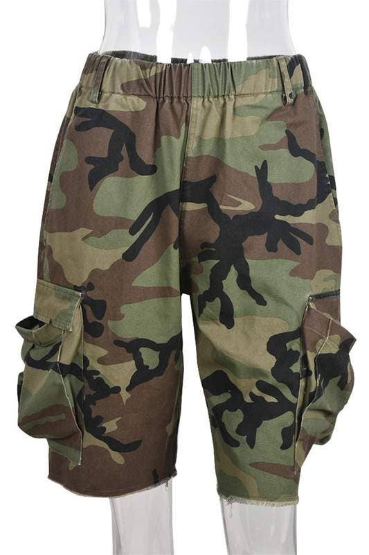 Camouflage knee high shorts: CAMO / 1-1-1-1 / S-M-L-XL
