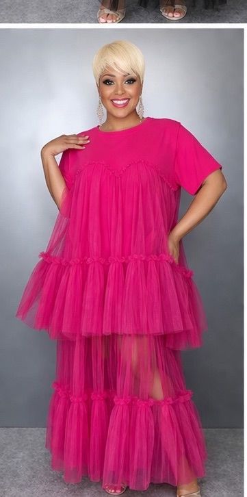 Bold Barbie Tulle Dress