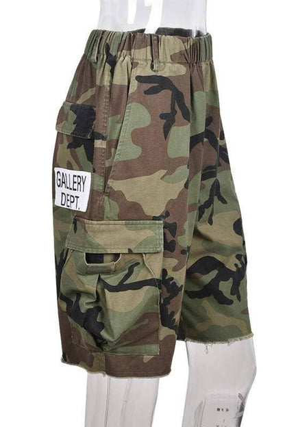 Camouflage knee high shorts: CAMO / 1-1-1-1 / S-M-L-XL