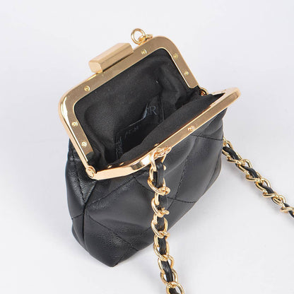 Quilted Mini Purse: Green