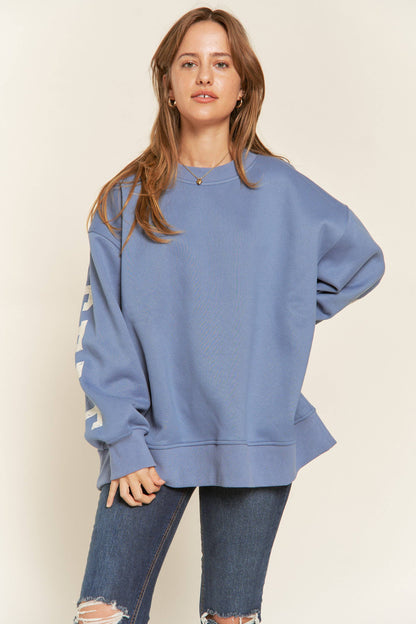BE YOUR SELF SWEATSHIRT - JJT6144: CAMEL / S