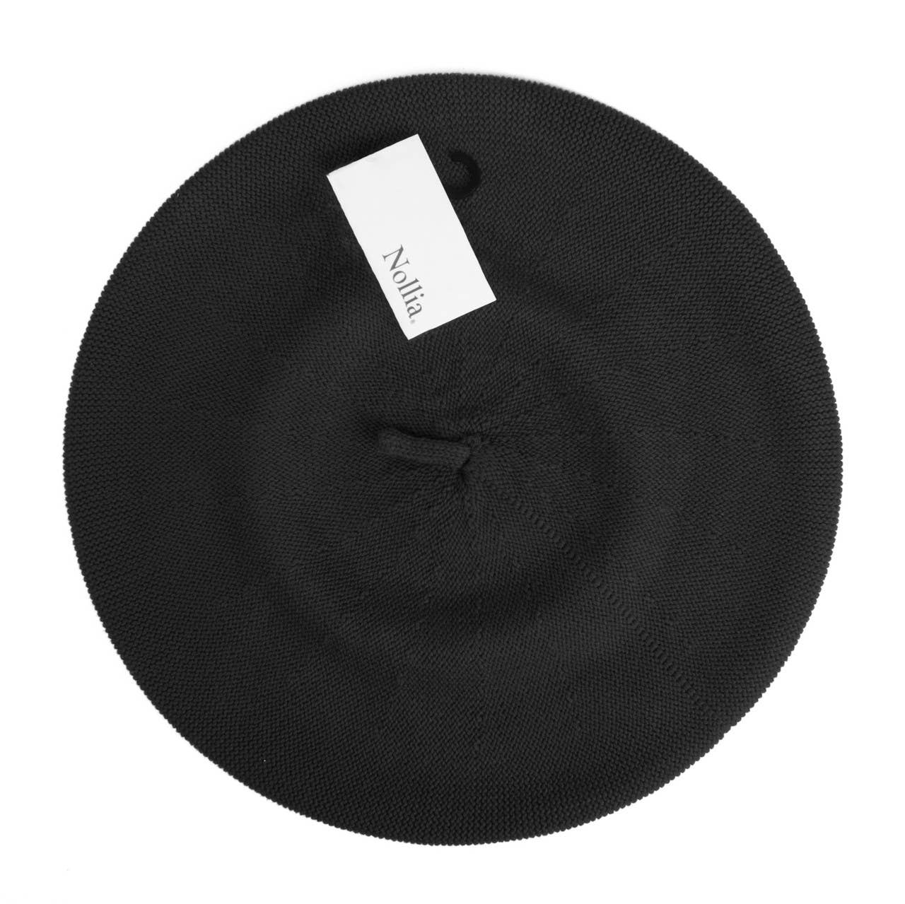 Ladies Winter Beret, 100% Cotton: Olive