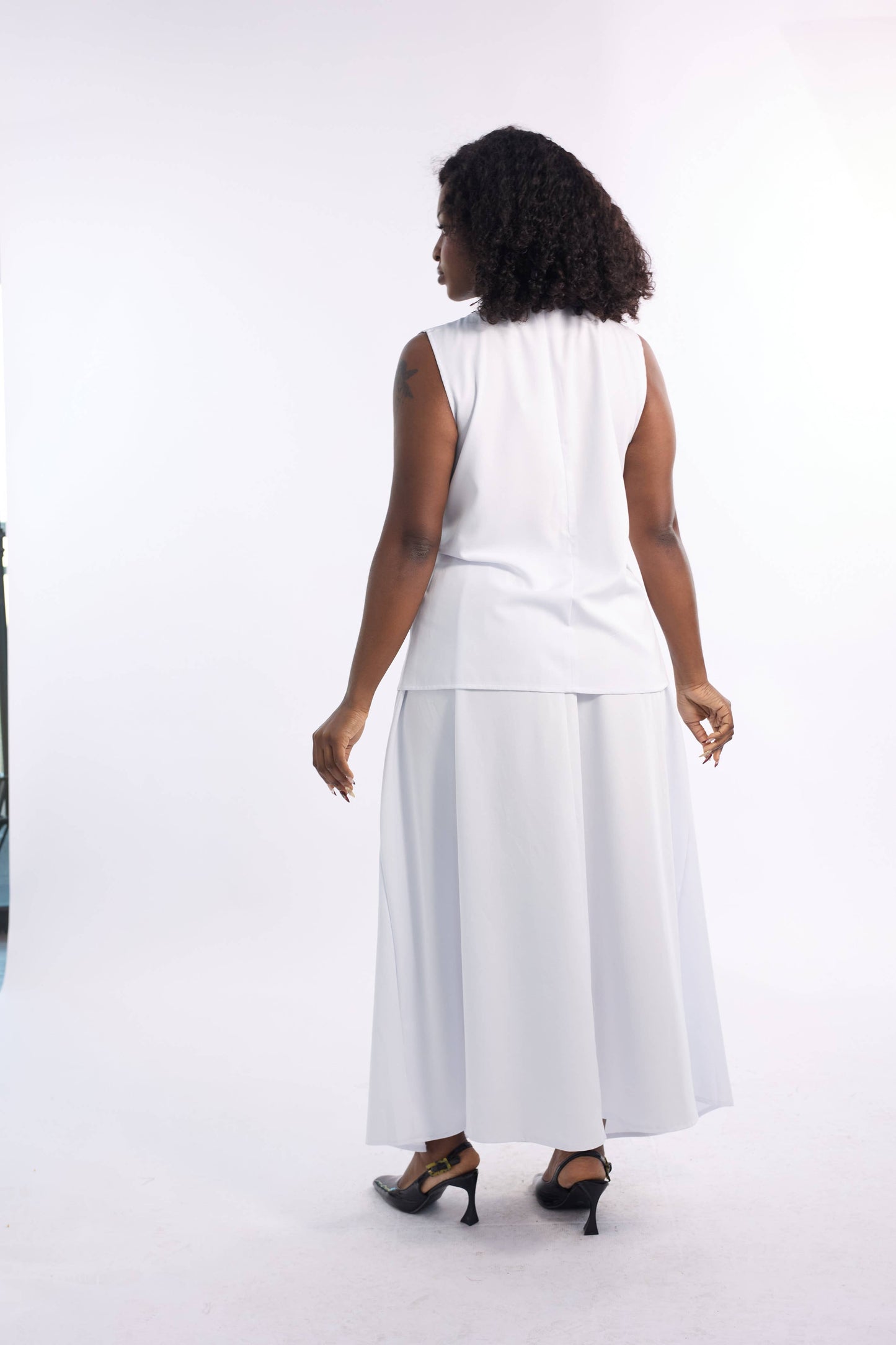26007 - Women's Top & Skirt  2-Pcs Set - $25 Each (3-Pcs Pre Pack): Black / (M-L-1X) 3-Pcs