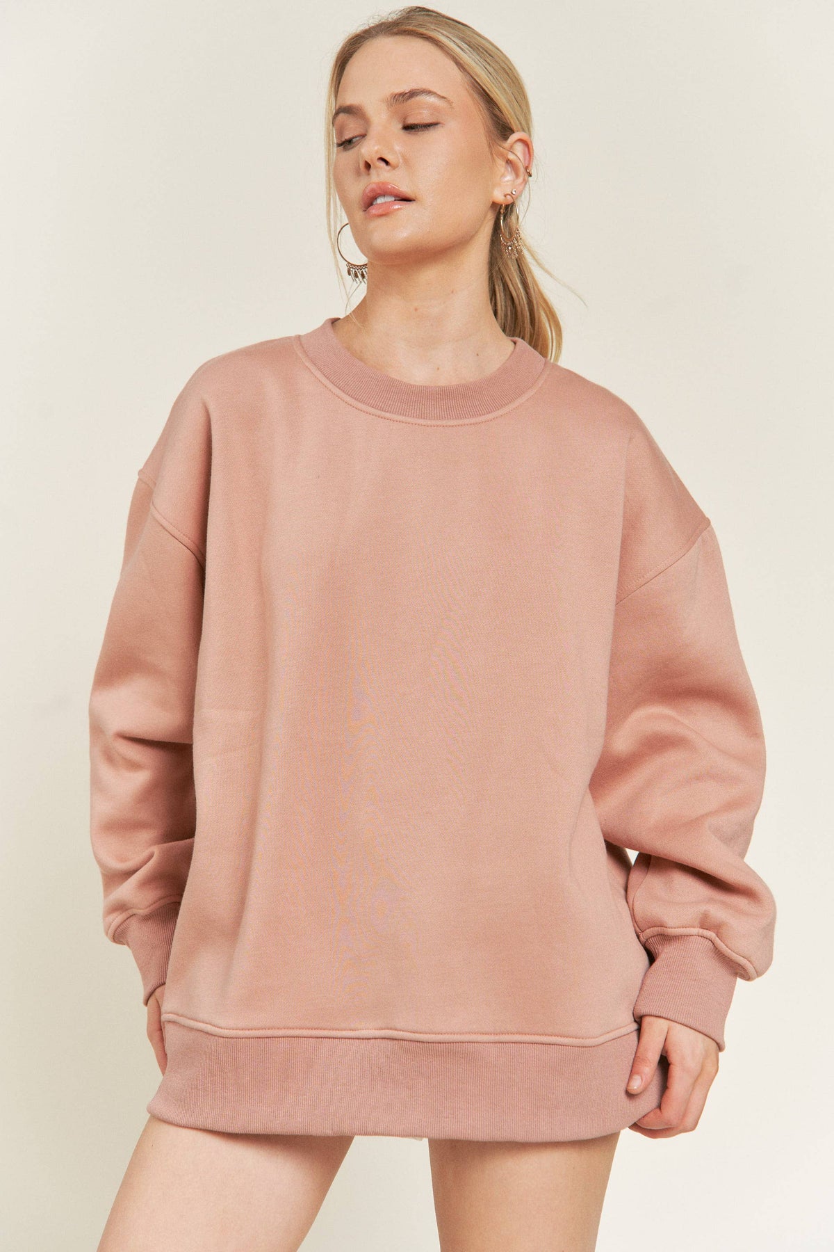 BE YOUR SELF SWEATSHIRT - JJT6144: CAMEL / S