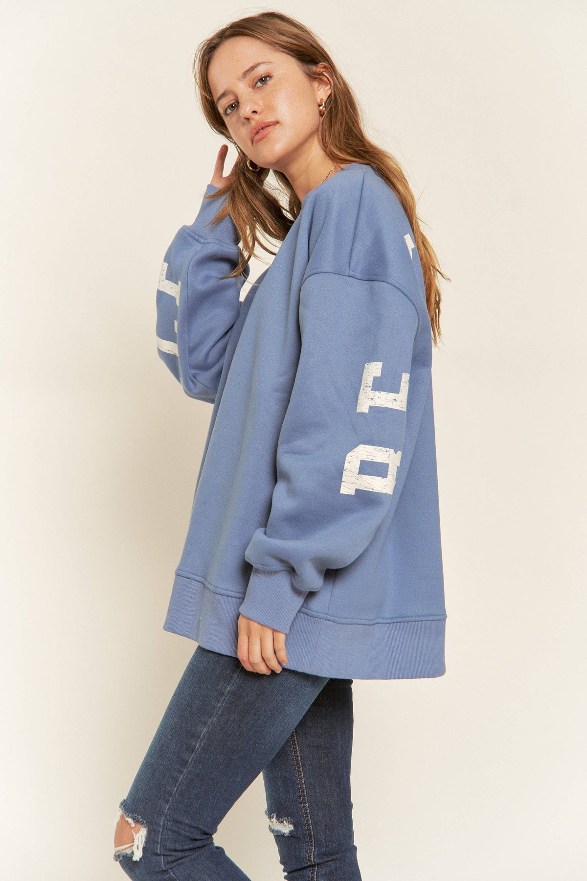 BE YOUR SELF SWEATSHIRT - JJT6144: CAMEL / M