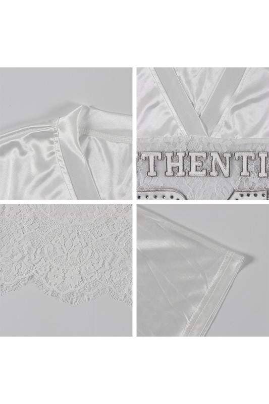 Rhinestone lace patchwork jersey: BLACK / 1-2-2-1 / S-M-L-XL