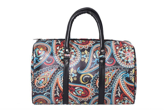 Ladies Printed Designed Carry On Top Handle Bag 