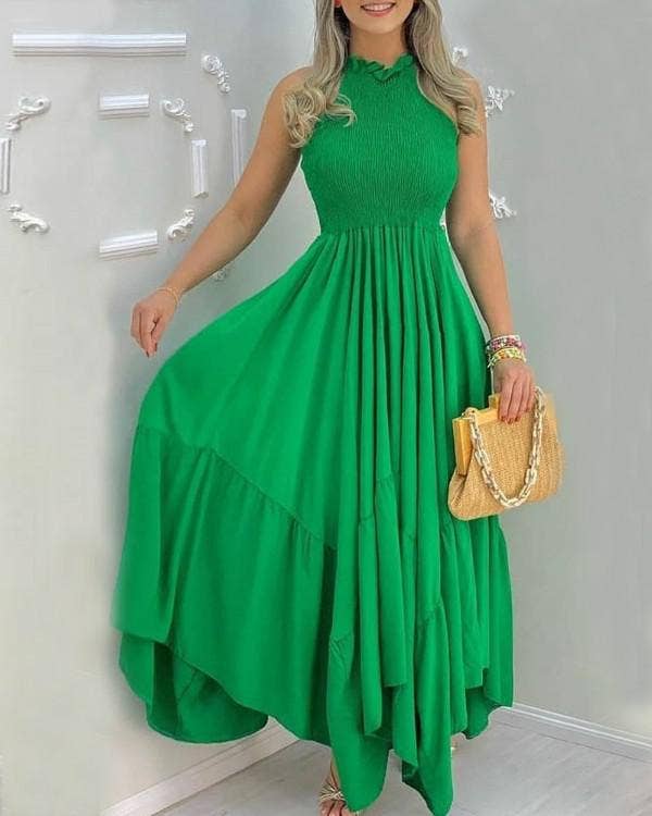 Maxi dress: YELLOW / 1-1-1-1 / S-M-L-XL