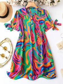 Color Waves Dress