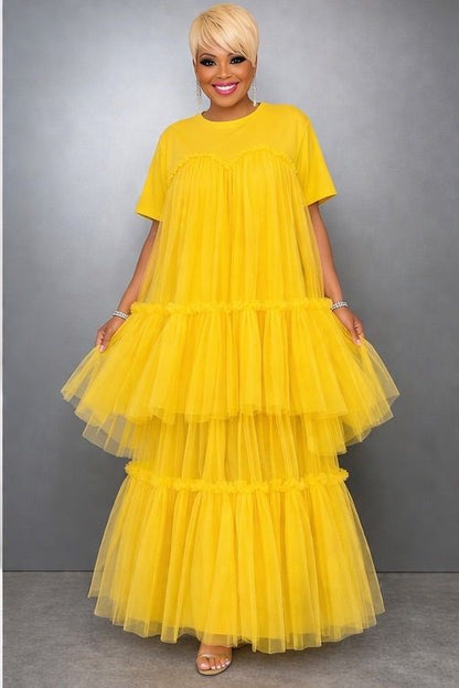 Sunshine Glow Tulle Dress